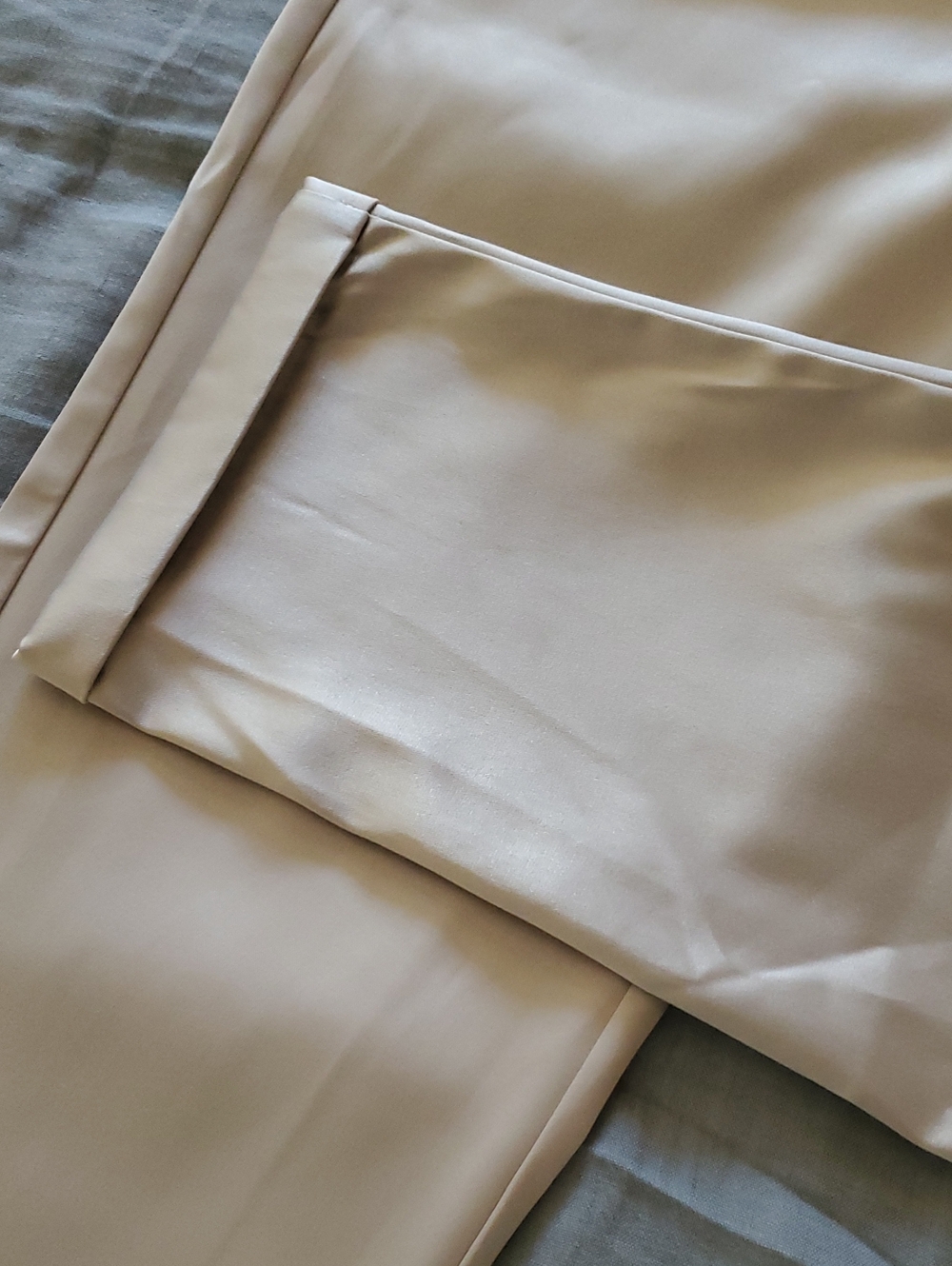 NWT VILA Womens Tailored Dress Pants in Light Beige "Frosted Almond" Size 7/8 - Picture 6 of 9